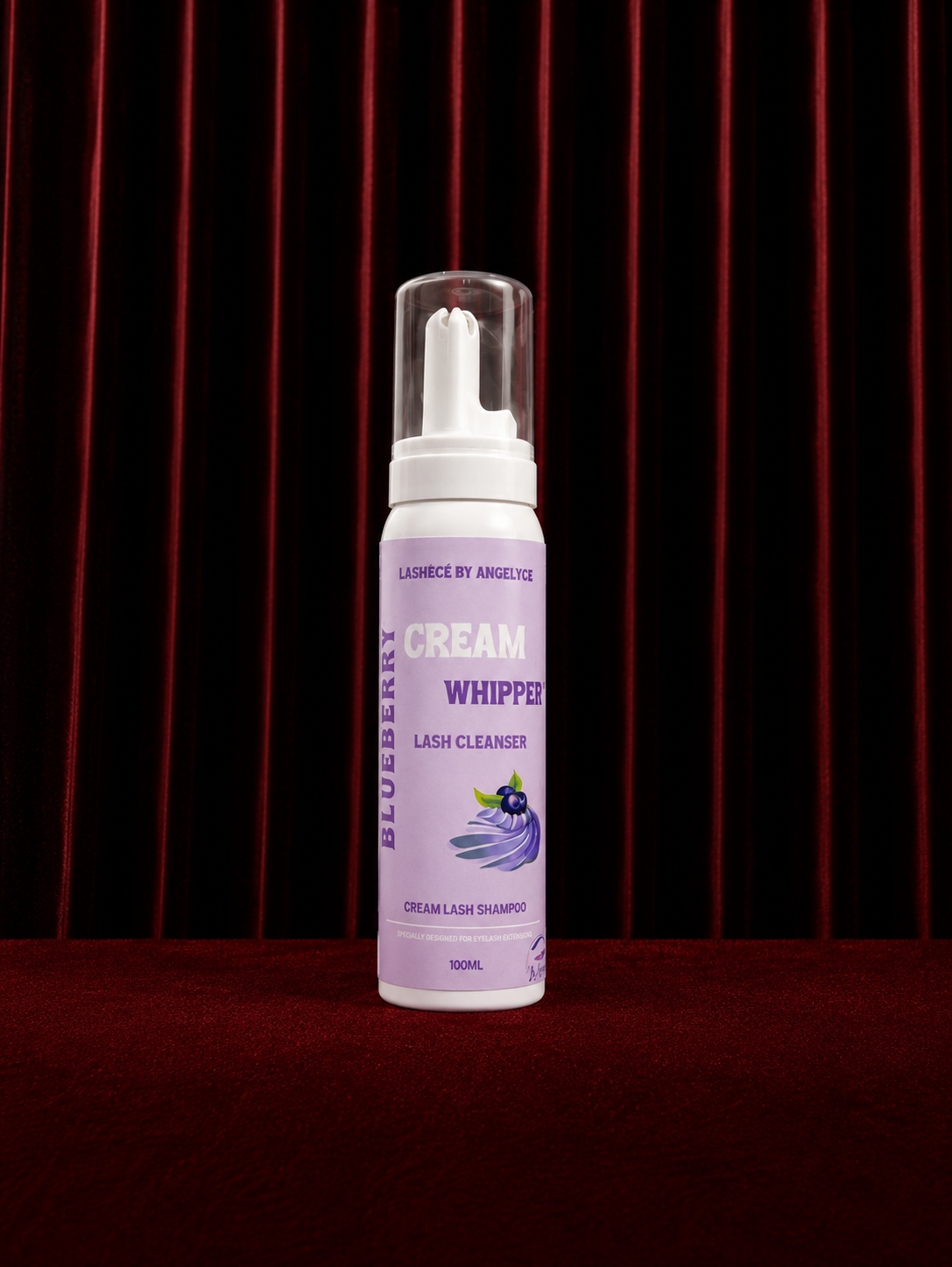 Blueberry Cream Whipped Lash Cleanser