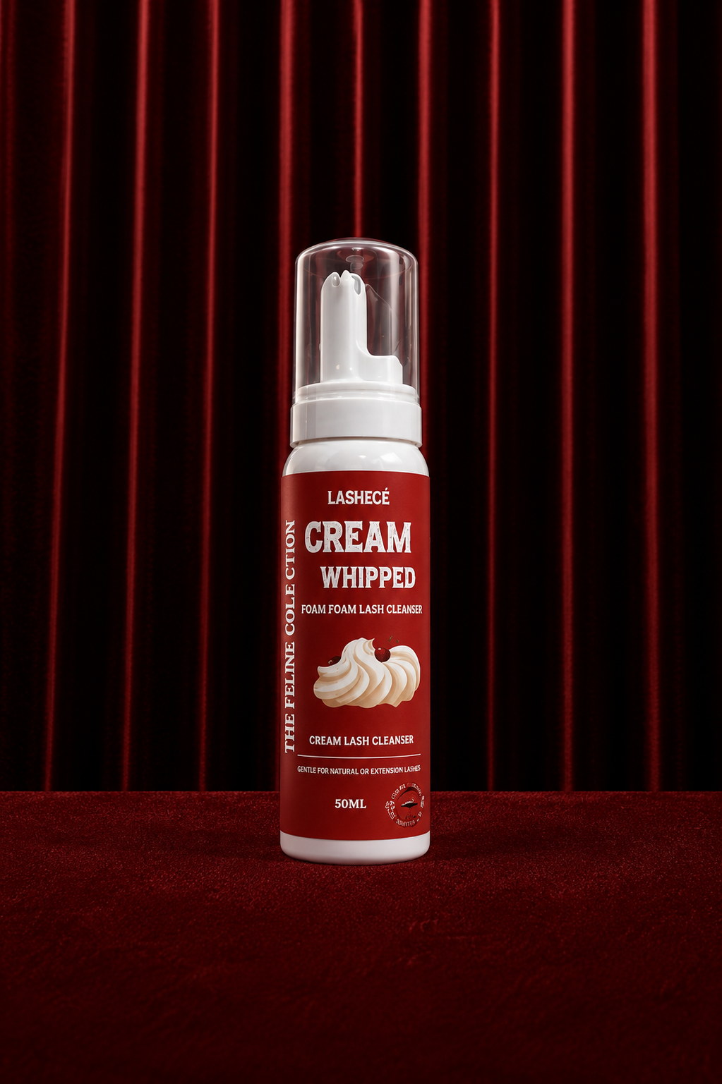 Cherry Cream Whipped Lash Cleanser